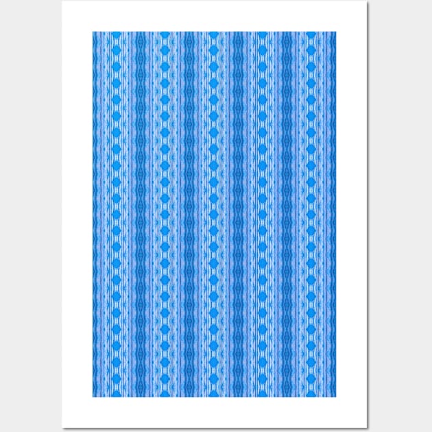 Complex Blue Stripes Wall Art by Amanda1775